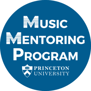 Logo with blue background and text that reads Music Mentoring Program