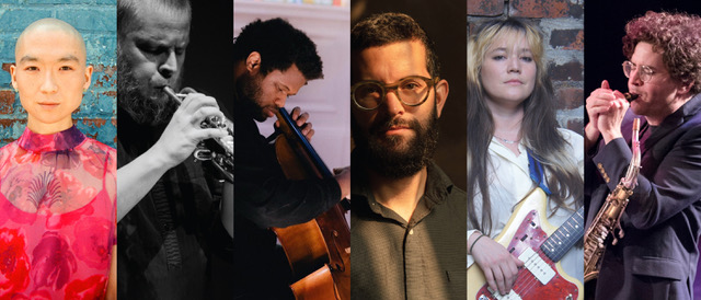 A group of musicians headshots that are performing for PSK concert